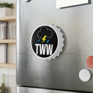 TWW Lightning Bolt Bottle Opener - Fun Host Gift for Beer Lovers