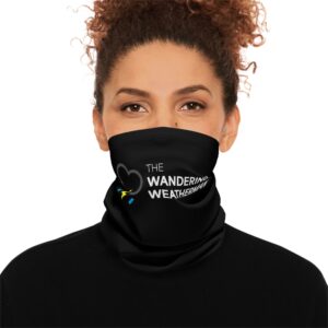 Wandering Weatherman Winter Neck Gaiter with Drawstring - Stylish and Functional Cold Weather Accessory
