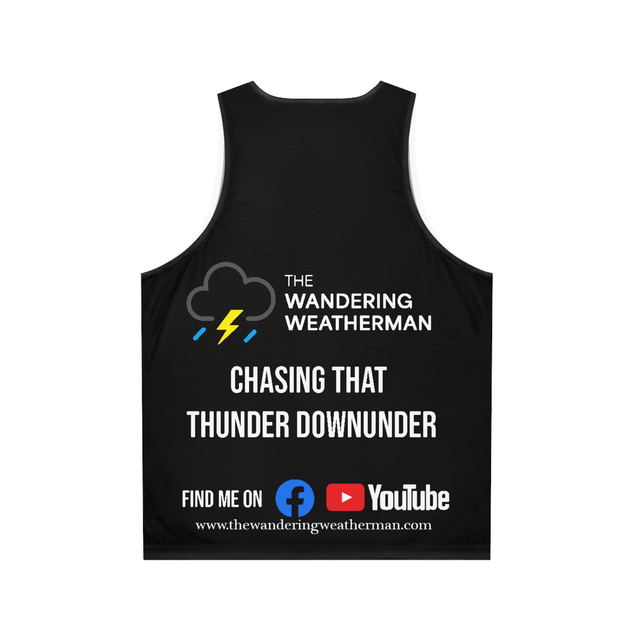Chasing Thunder Unisex Tank Top - Storm Chaser Apparel - Image 2