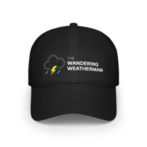 Wandering Weatherman Low Profile Baseball Cap - Stylish Weather-Themed Hat